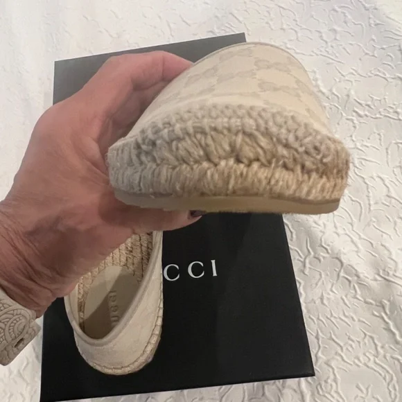 Gucci Authenticated Never Worn Espadrilles Size 39 (8) - Picture 6 of 10